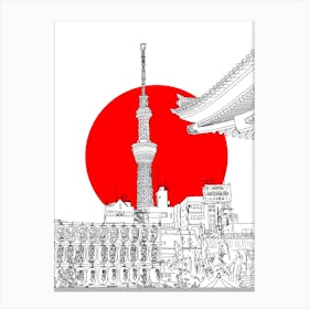 Tokyo Skytree Canvas Print