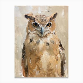 Verreauxs Eagle Owl Painting 1 Canvas Print