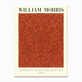 William Morris Acorns And Oak Leaves Canvas Print