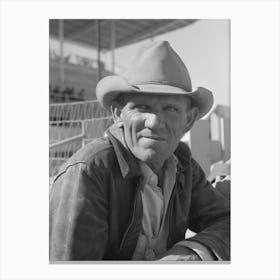 El Centro (Vicinity), California, Cattleman At The Imperial County Fair By Russell Lee Canvas Print
