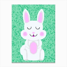 Cute Bunny Nursery Canvas Print