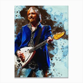 Smudge Tom Petty Canvas Print