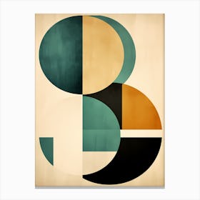 Abstract Letter B Canvas Print