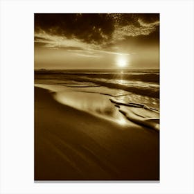Sunset On The Beach 952 Canvas Print