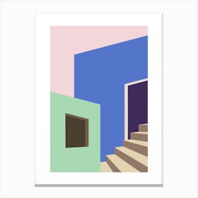 Stairway To Heaven minimalism art 1 Canvas Print