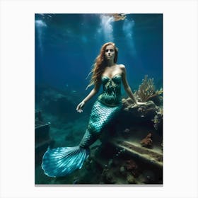 Mermaid-Reimagined 92 Canvas Print