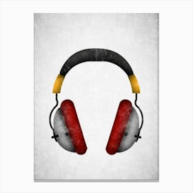 Headphones  Canvas Print