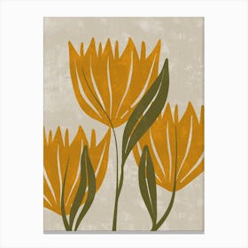 Yellow Tulips Canvas Print