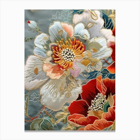 Chinese Silk Embroidery 9 Canvas Print