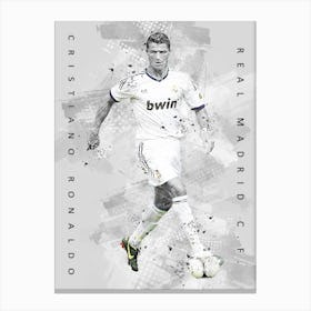 Cristiano Ronaldo Real Madrid Cf Canvas Print