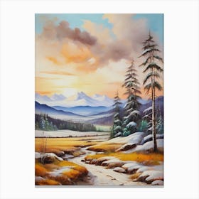 Winter Landscape 9 Canvas Print