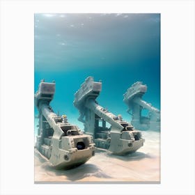 USO: A Very Very Strange Sea-Reimagined 3 Canvas Print