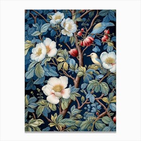 Victorian Floral Wallpaper 4 Canvas Print