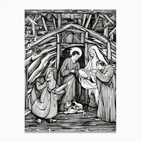 Nativity Scene 39 Canvas Print