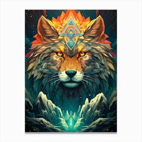 Wolf Mountain Canvas Print