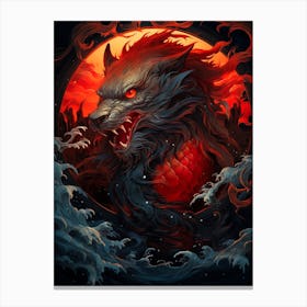 Dragon Breath Fire Canvas Print