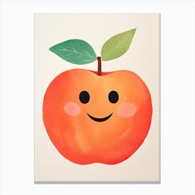 Friendly Kids Peach 3 Canvas Print