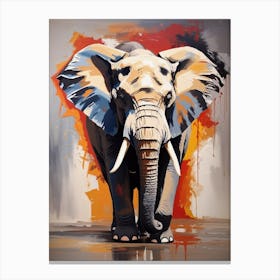 Elephant Painting 1 Canvas Print