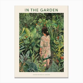 In The Garden Poster Denver Botanical Gardens 1 Canvas Print