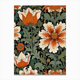 William Morris Victorian Floral Pattern Canvas Print