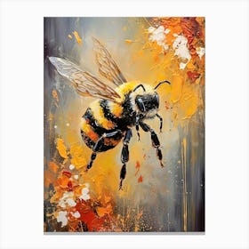 Bee Painting Canvas Print