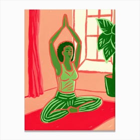 Yoga Pose Canvas Print