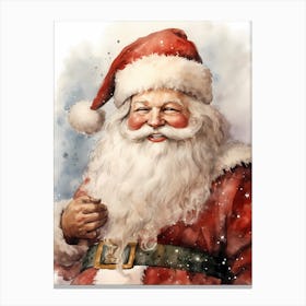 Santa Claus Wall Art Canvas Print