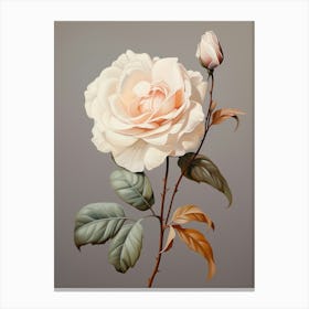 Rose 6 Flower Painting Canvas Print