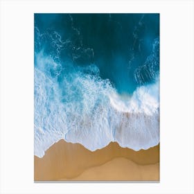 Aerial View Of A Beach 76 Canvas Print