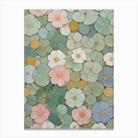 Flower Discs Canvas Print