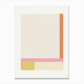 ABSTRACT MINIMALIST GEOMETRY - CANDY 01 Canvas Print