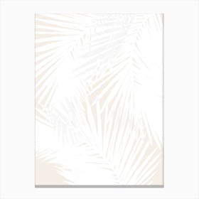 Nude Palms Canvas Print