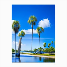 Palm Bay  Photography Canvas Print