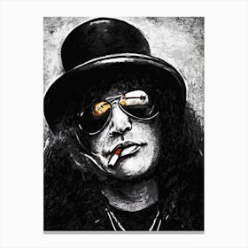 Slash - Guns N' Roses music band Canvas Print