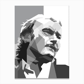 Phil Collins black white illustration is an English musician, singer, drummer, songwriter, record producer and actor. He was the drummer and later became the lead singer of the rock band Genesis and had a successful solo career, achieving three UK number-one singles and seven US number-one singles as a solo artist. Leinwandbilder