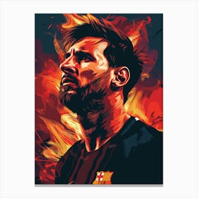 Lionel Messi Canvas Print