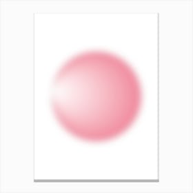 Pink Sphere Canvas Print