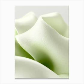 Close Up Of A Green Rose Art Canvas Print