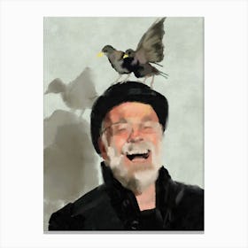 Sir Terry Pratchett Canvas Print