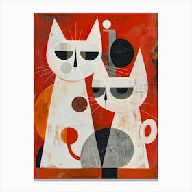 Two Cats 5 Canvas Print