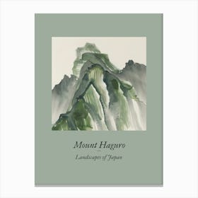 Landscapes Of Japan Mount Haguro 85 Canvas Print
