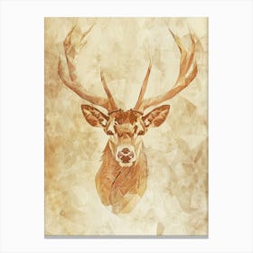 Deer Head 8 Canvas Print