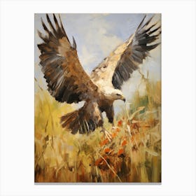 Bird Painting Vulture 3 Canvas Print