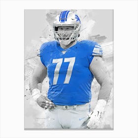 Frank Ragnow Detroit Lions Canvas Print