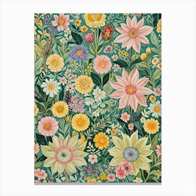 Floral Medley Canvas Print