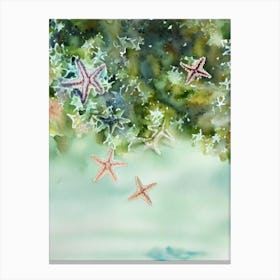 Sea Star Storybook Watercolour Canvas Print