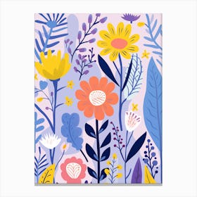 Floral Background Canvas Print