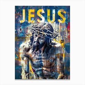 Crowned with Thorns | Jesus Poster Canvas Print