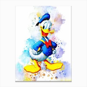 Donald Is Happy Canvas Print