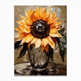 Bouquet Of Sunflower Flowers, Autumn Fall Florals Painting 2 Canvas Print